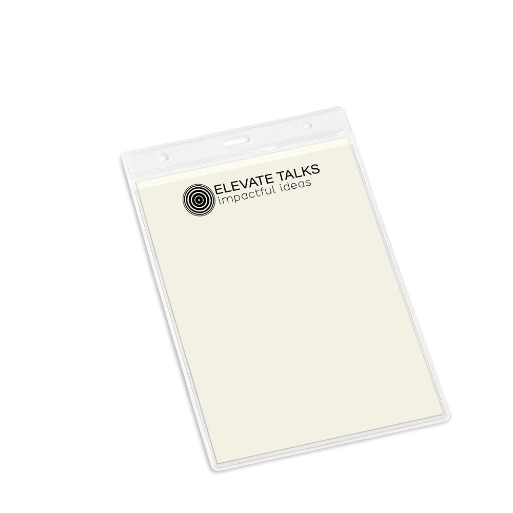 Whitman. Vertical Badge Holder In Pvc