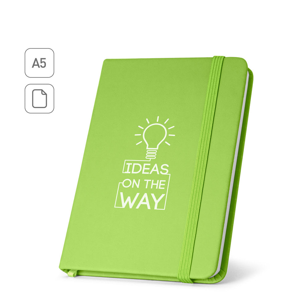Hemingway. A5 Pu Notepad With Plain Sheets