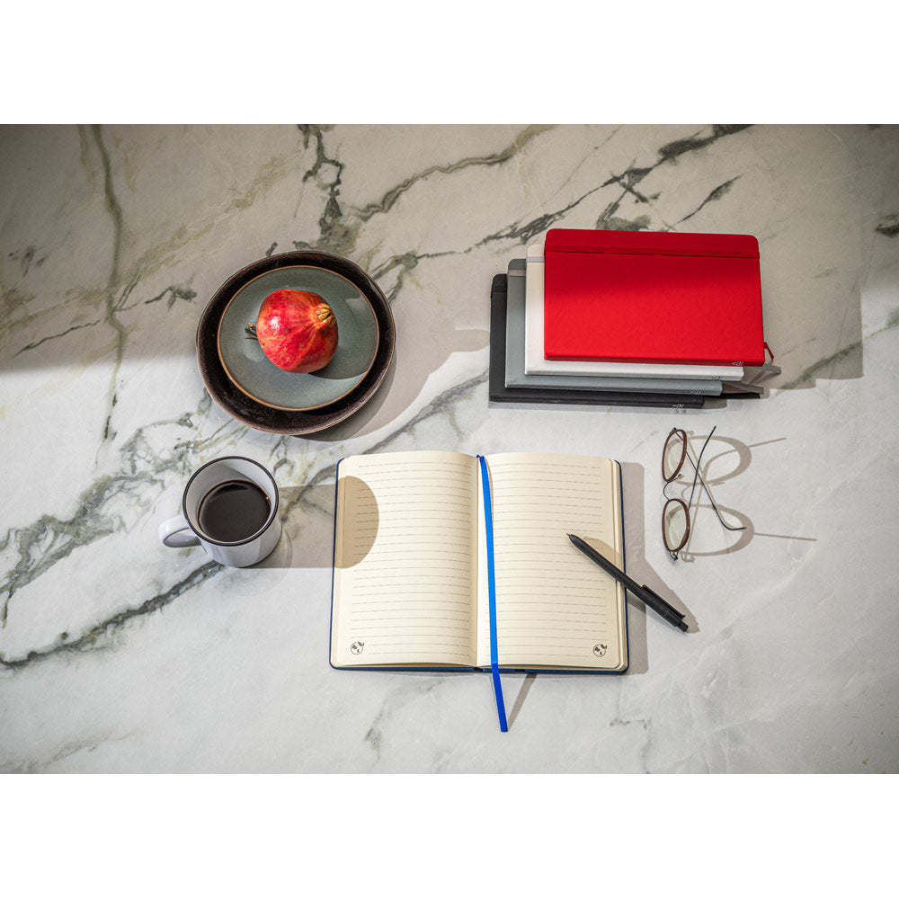 Campus. A5 Hardcover Notebook In Pu (35% Recycled) With Lined Pages 100% Recycled