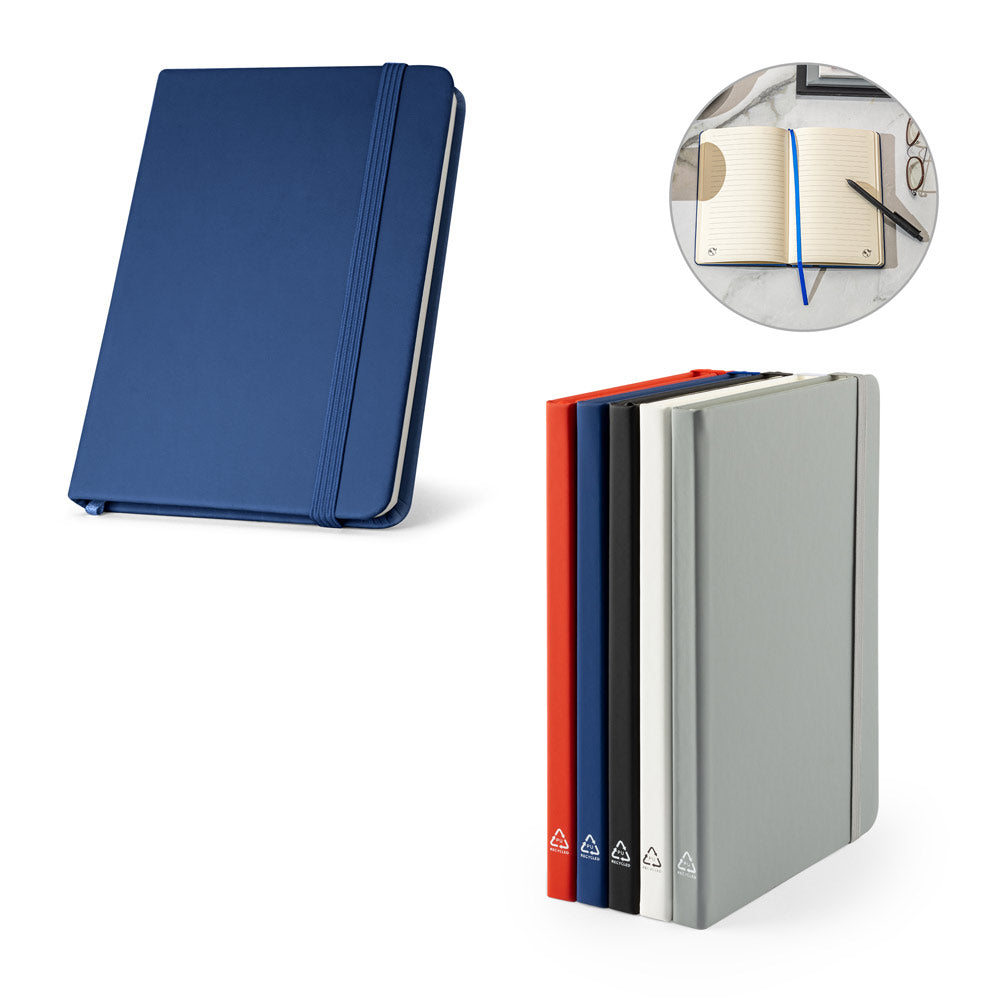 Campus. A5 Hardcover Notebook In Pu (35% Recycled) With Lined Pages 100% Recycled