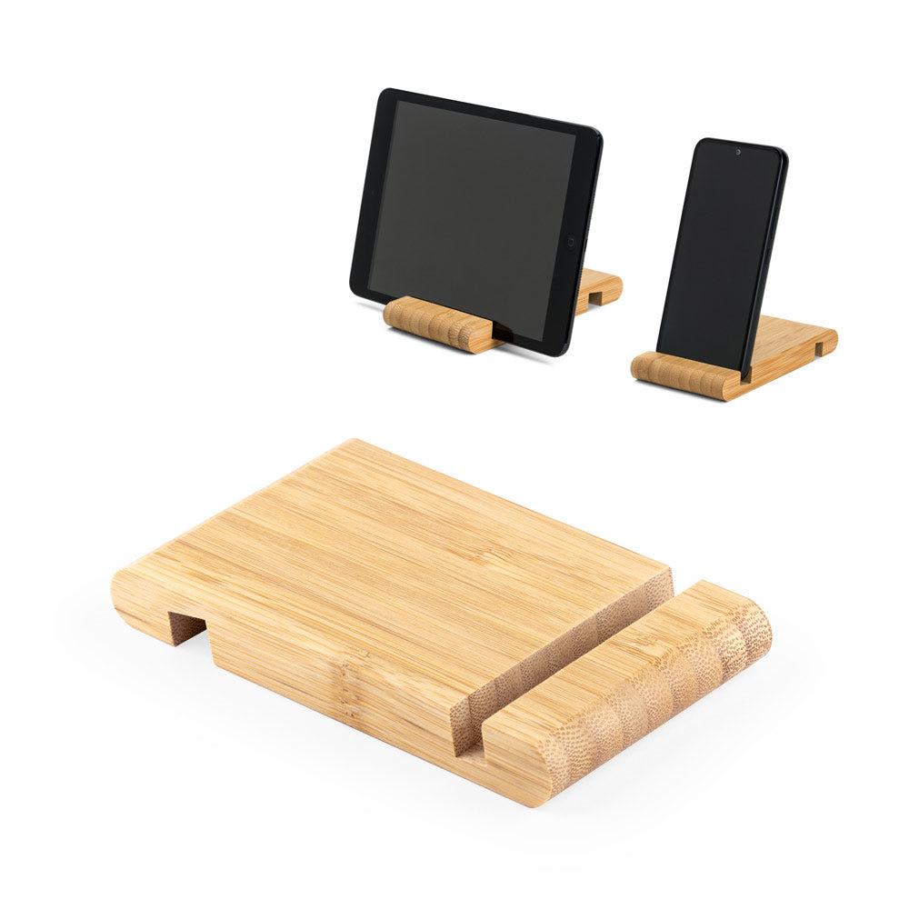 Haber. Bamboo Mobile Phone Holder