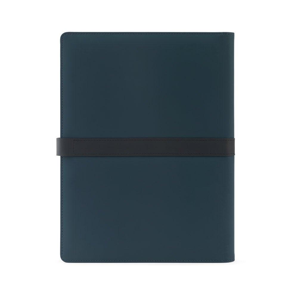 Sanderson Folder. A4 Folder In Pu (50% Recycled) With Magnetic Closure And Notepad With Lined Pages