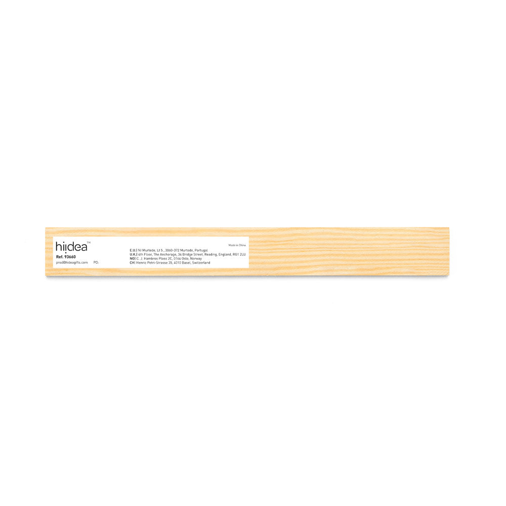 Wesley 20. Pine Wood Ruler With 20 Cm Scale