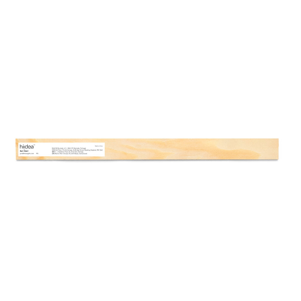 Wesley 30. Pine Wood Ruler With 30 Cm Scale