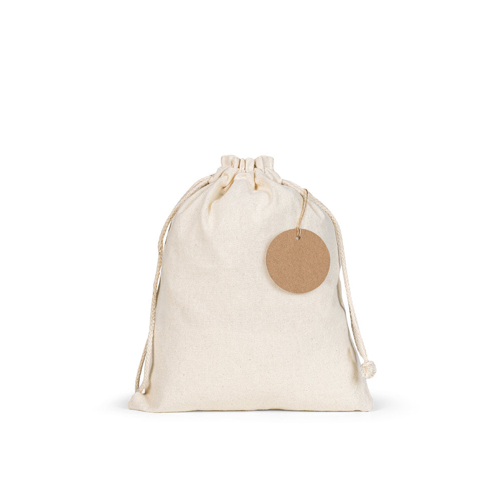Label Round. Label Made From 100% Recycled Paper (700 G/M²) In A Circular Shape