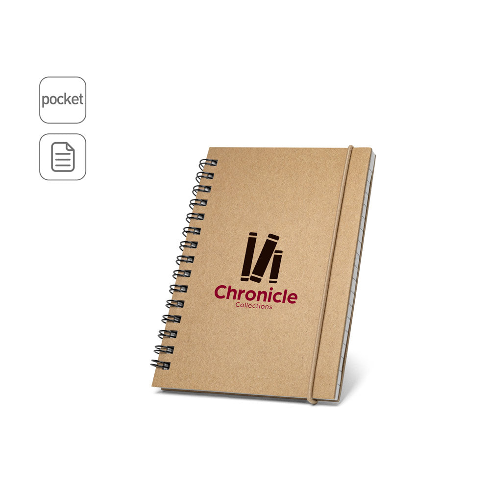 Marlowe. Spiral Pocket Sized Notepad With Lined Pages