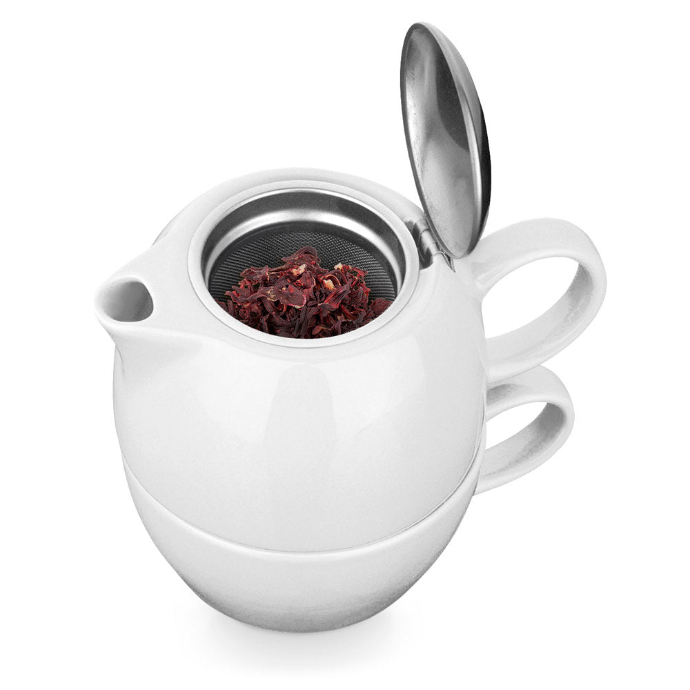 Cole. Porcelain Tea Set 2 In 1