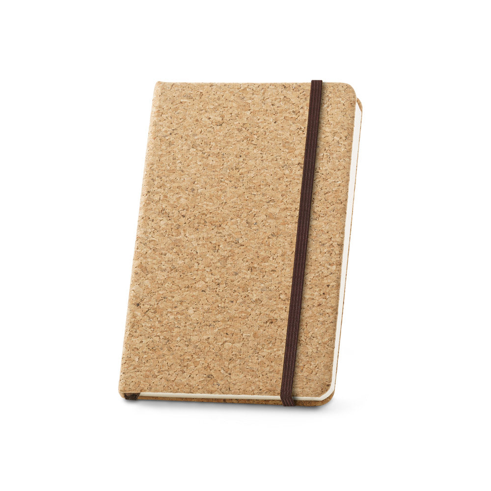 Hawkins. Pocket Cork Notebook With 160 Plain Pages