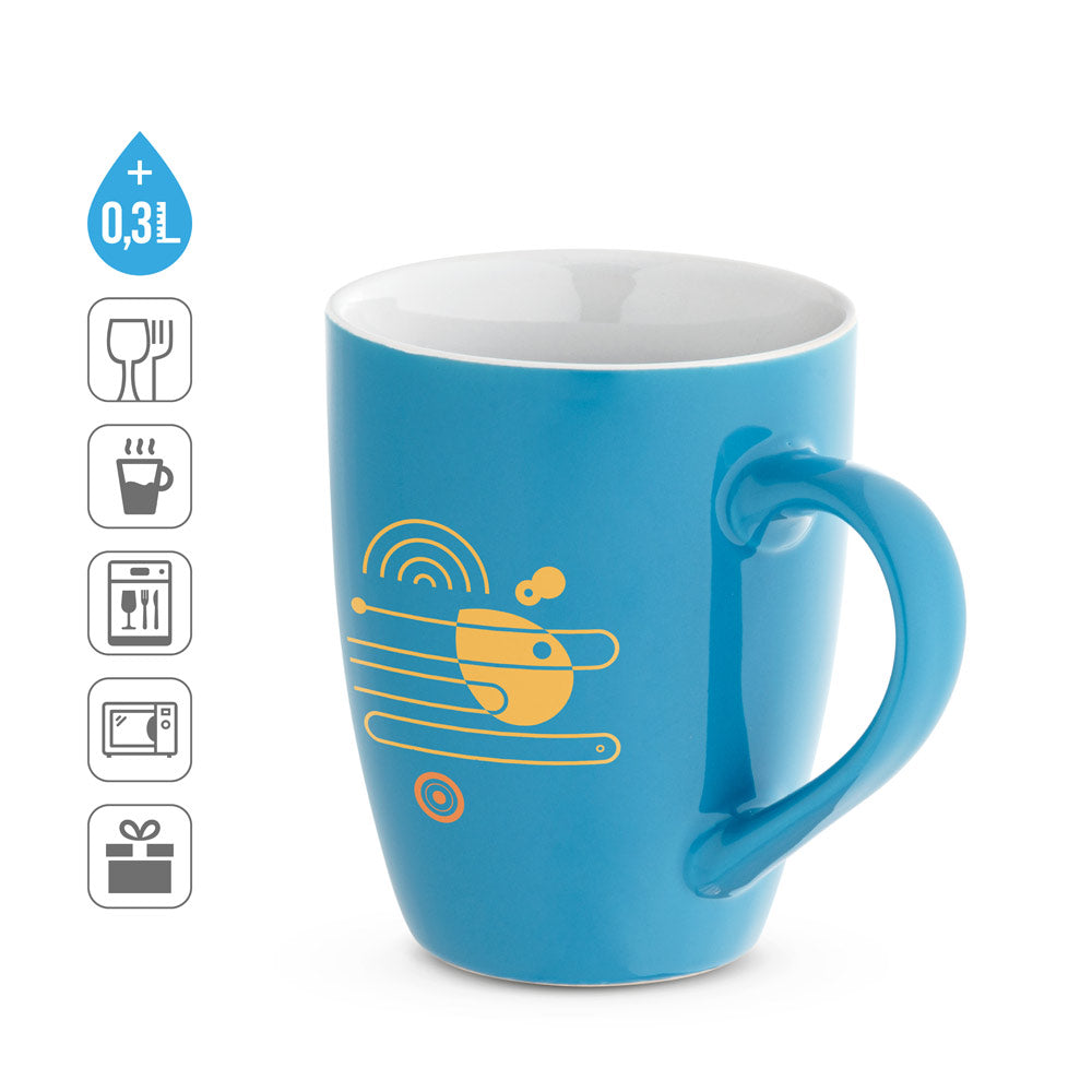 Cinander. 370 Ml Glossy Ceramic Mug