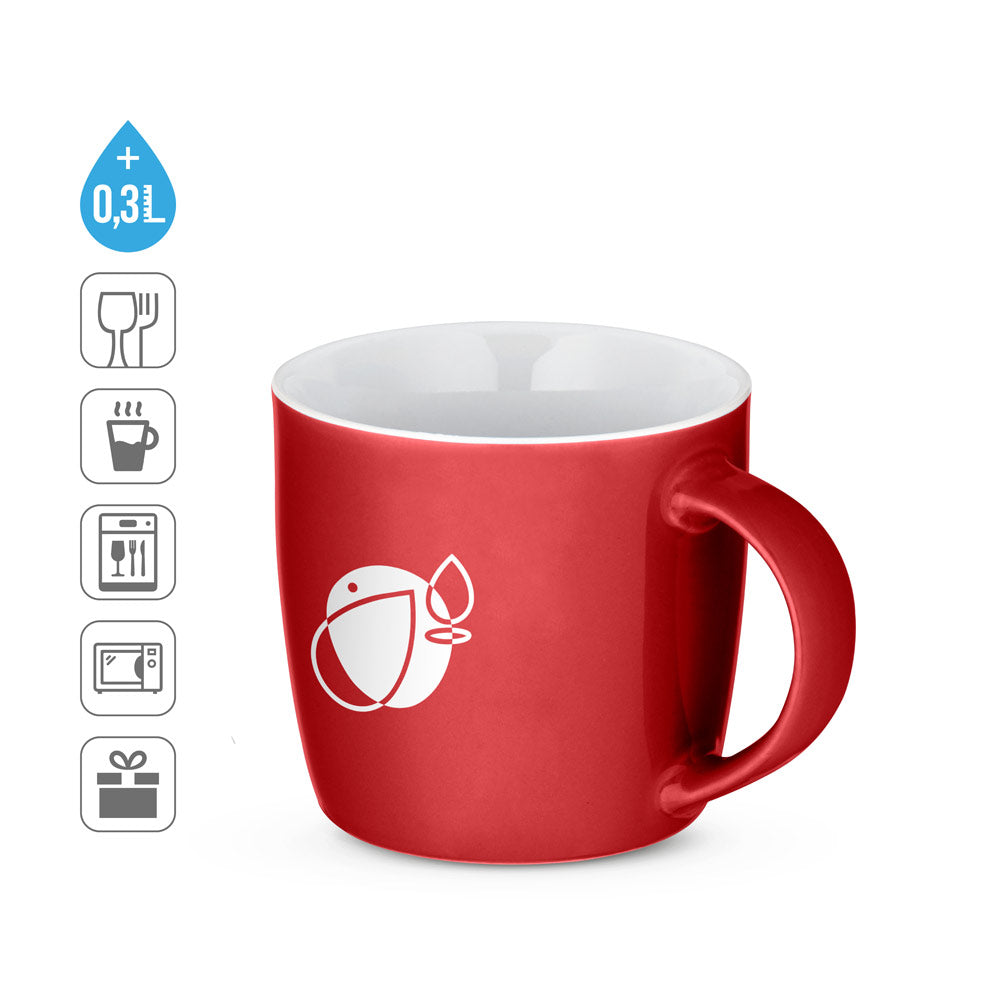 Comander. 370 Ml Glossy Ceramic Mug