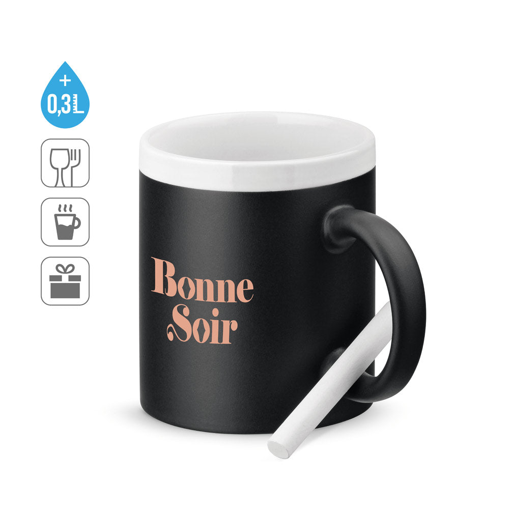 Chalkie. Ceramic Mug 360 Ml