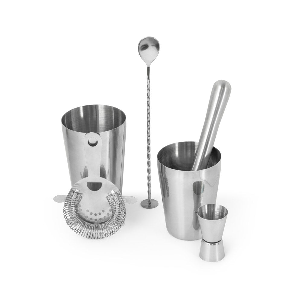 Bramble. 6-Piece Stainless Steel Cocktail Set