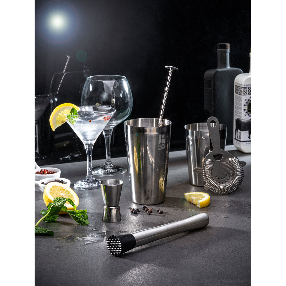 Bramble. 6-Piece Stainless Steel Cocktail Set