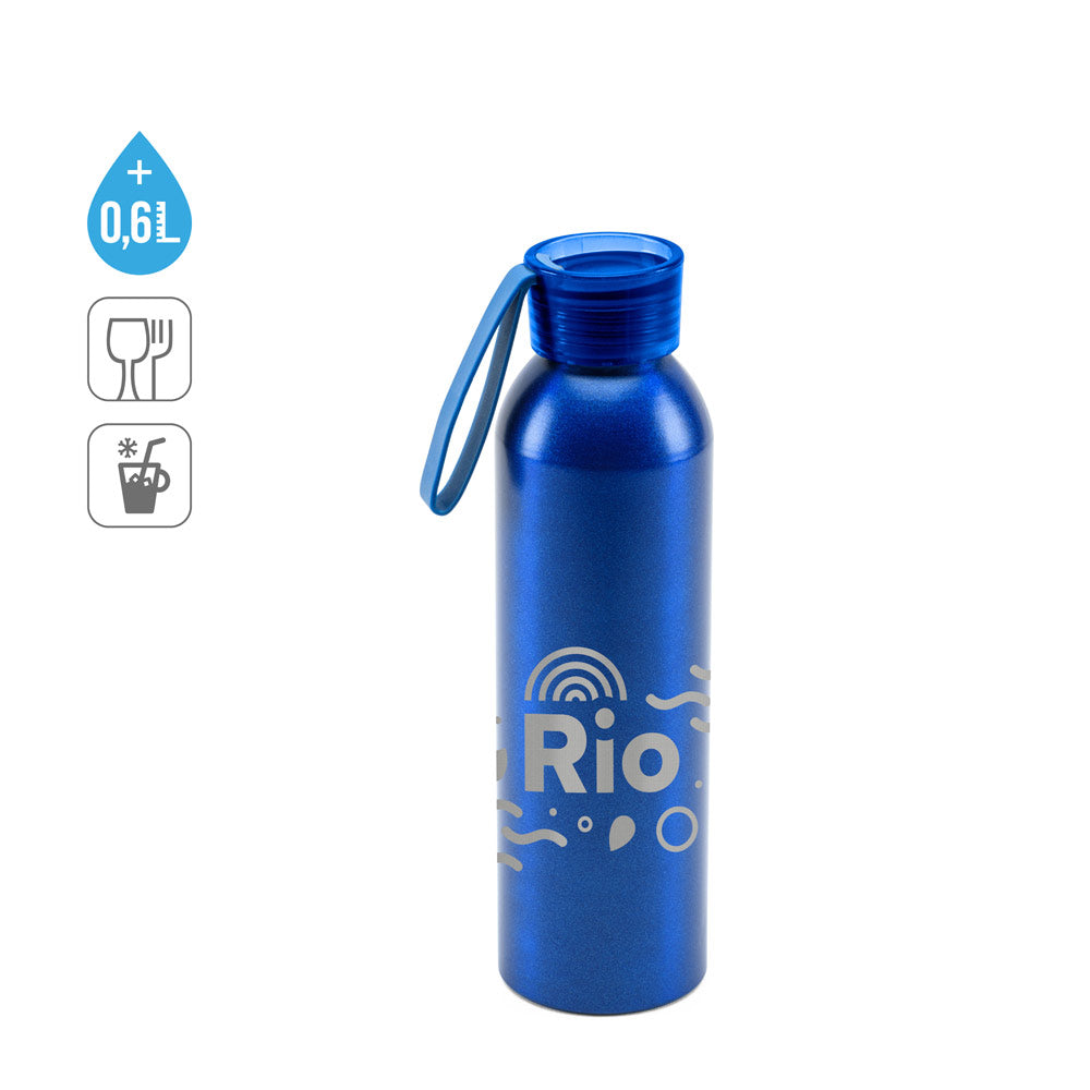 Rio. Recycled Aluminium (100% Ral) Bottle With Pp Cap 660 Ml