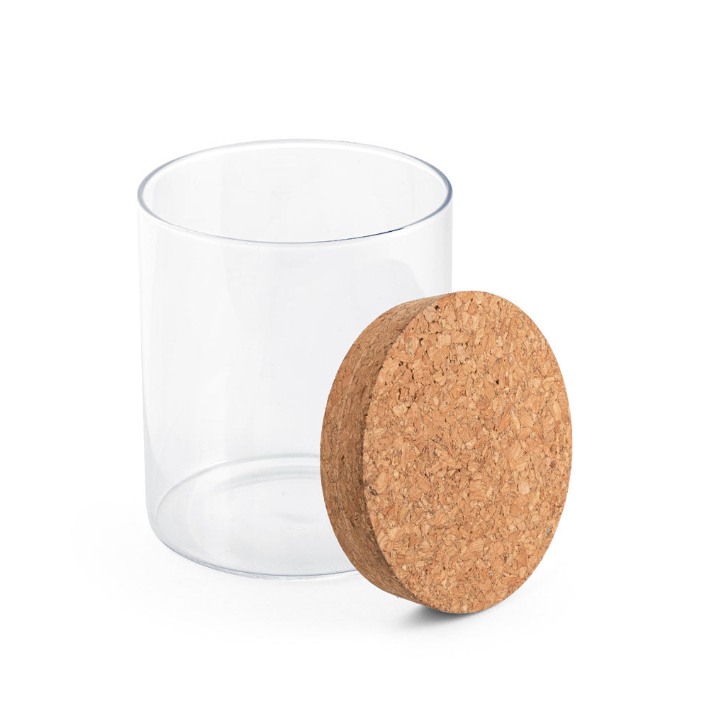 Spice 700. Borosilicate Glass Bottle With Cork Lid 700 Ml