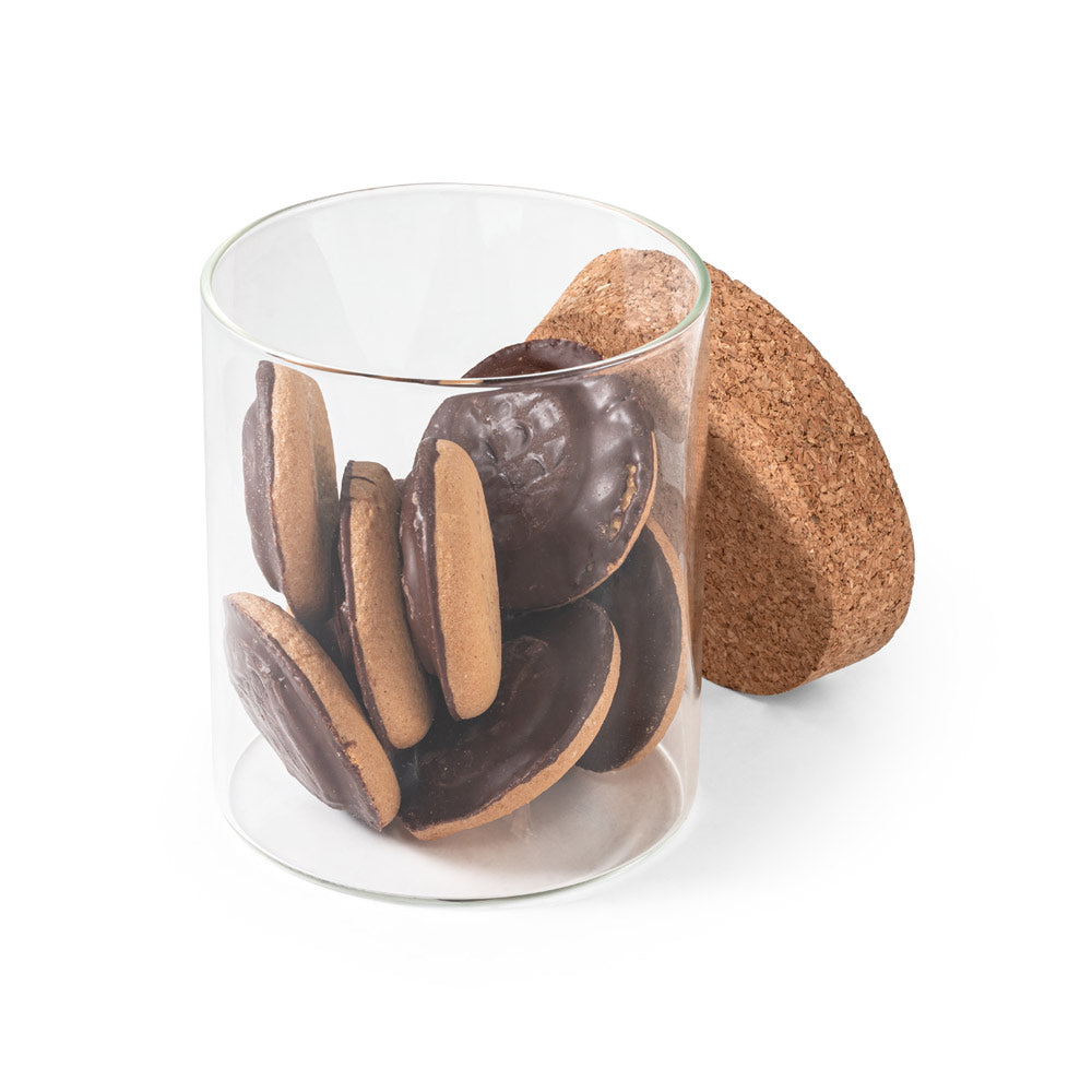 Spice 700. Borosilicate Glass Bottle With Cork Lid 700 Ml