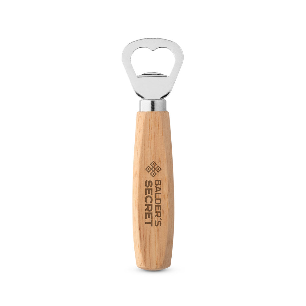 Holz. Bottle Opener In Metal And Wood