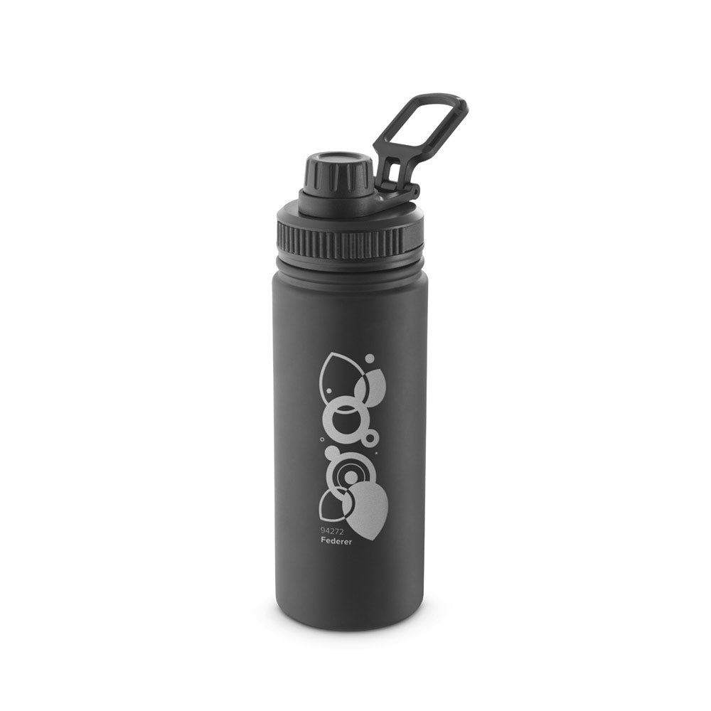 Federer. Bottle In 90% Recycled Stainless Steel 570 Ml
