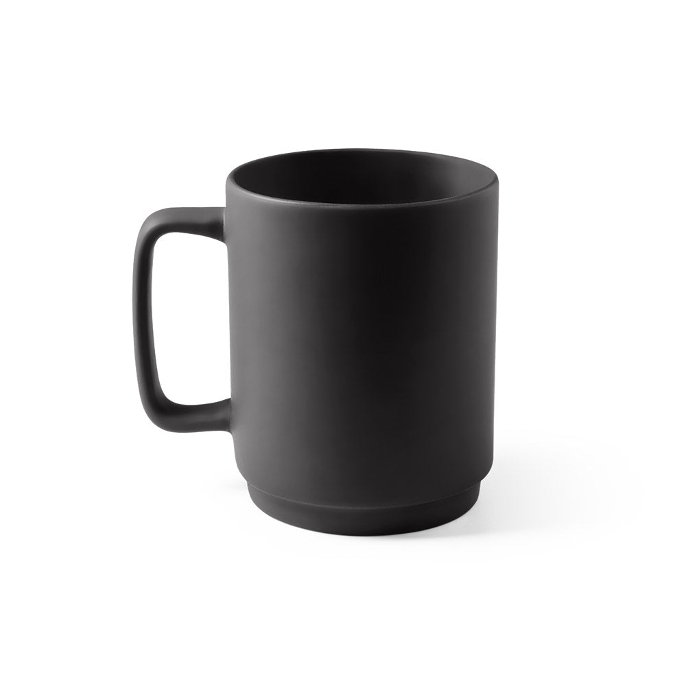 Mighty. Ceramic Mug With Cylindrical Body 330 Ml
