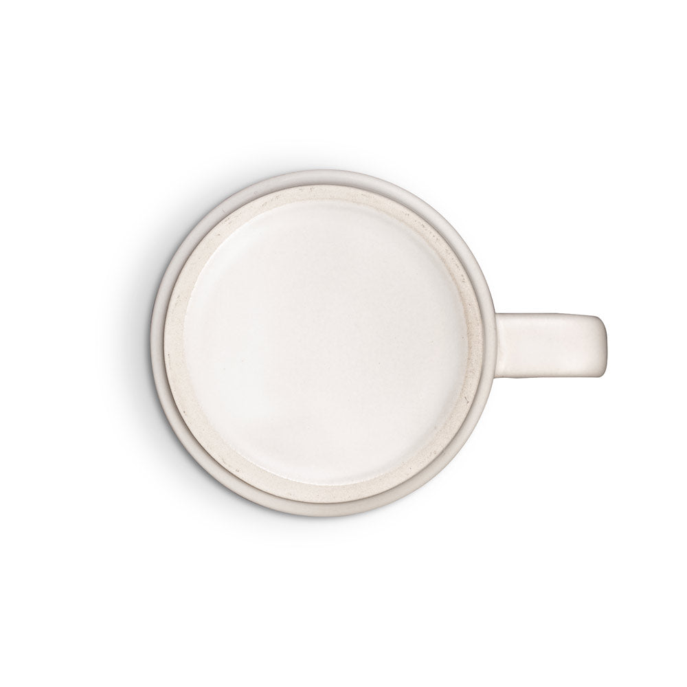 Mighty. Ceramic Mug With Cylindrical Body 330 Ml