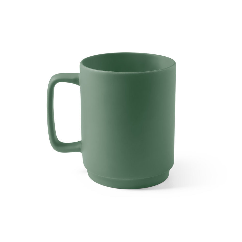 Mighty. Ceramic Mug With Cylindrical Body 330 Ml