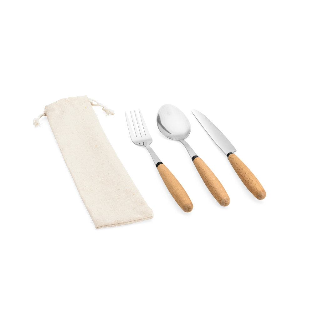 Boulud. 3-Piece Set In Acacia Wood