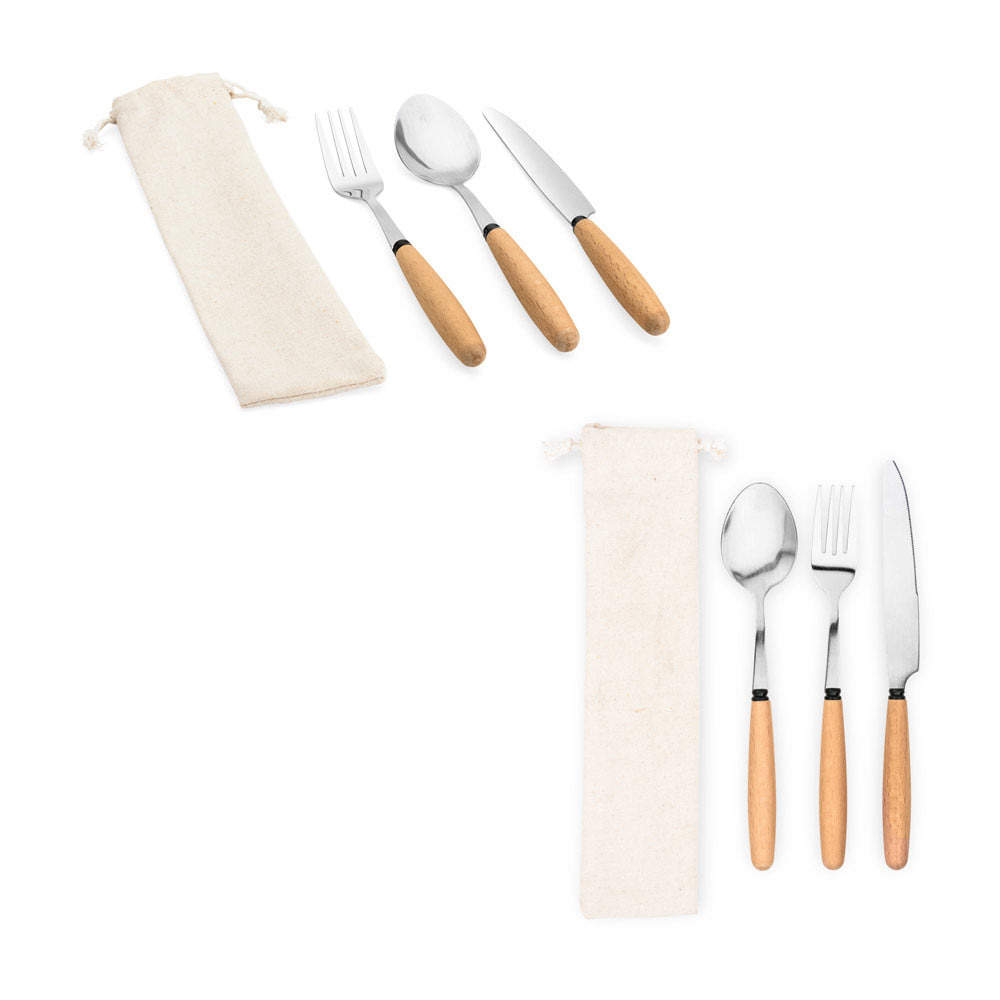 Boulud. 3-Piece Set In Acacia Wood