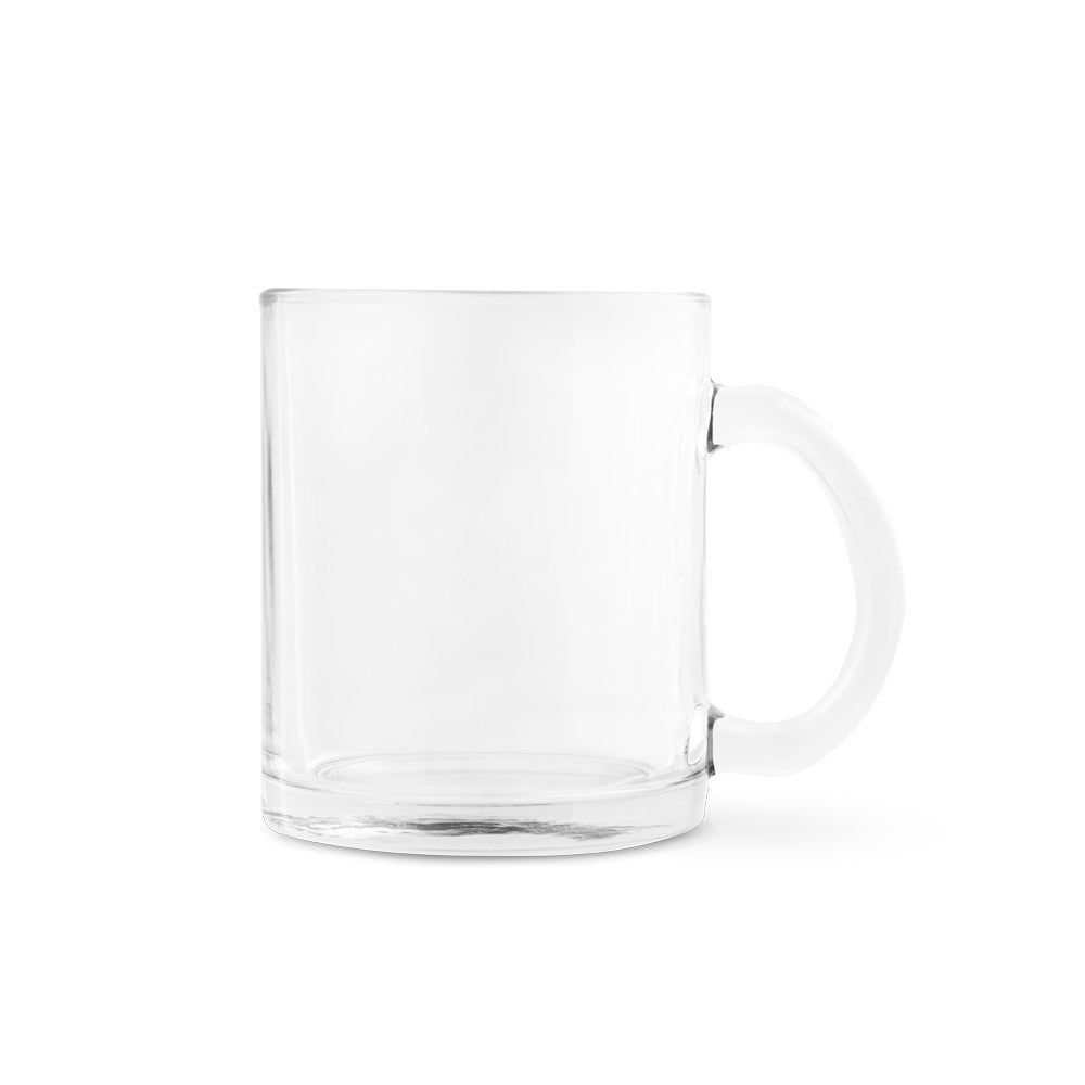 Carmo. Glass Mug Suitable For Sublimation 350 Ml