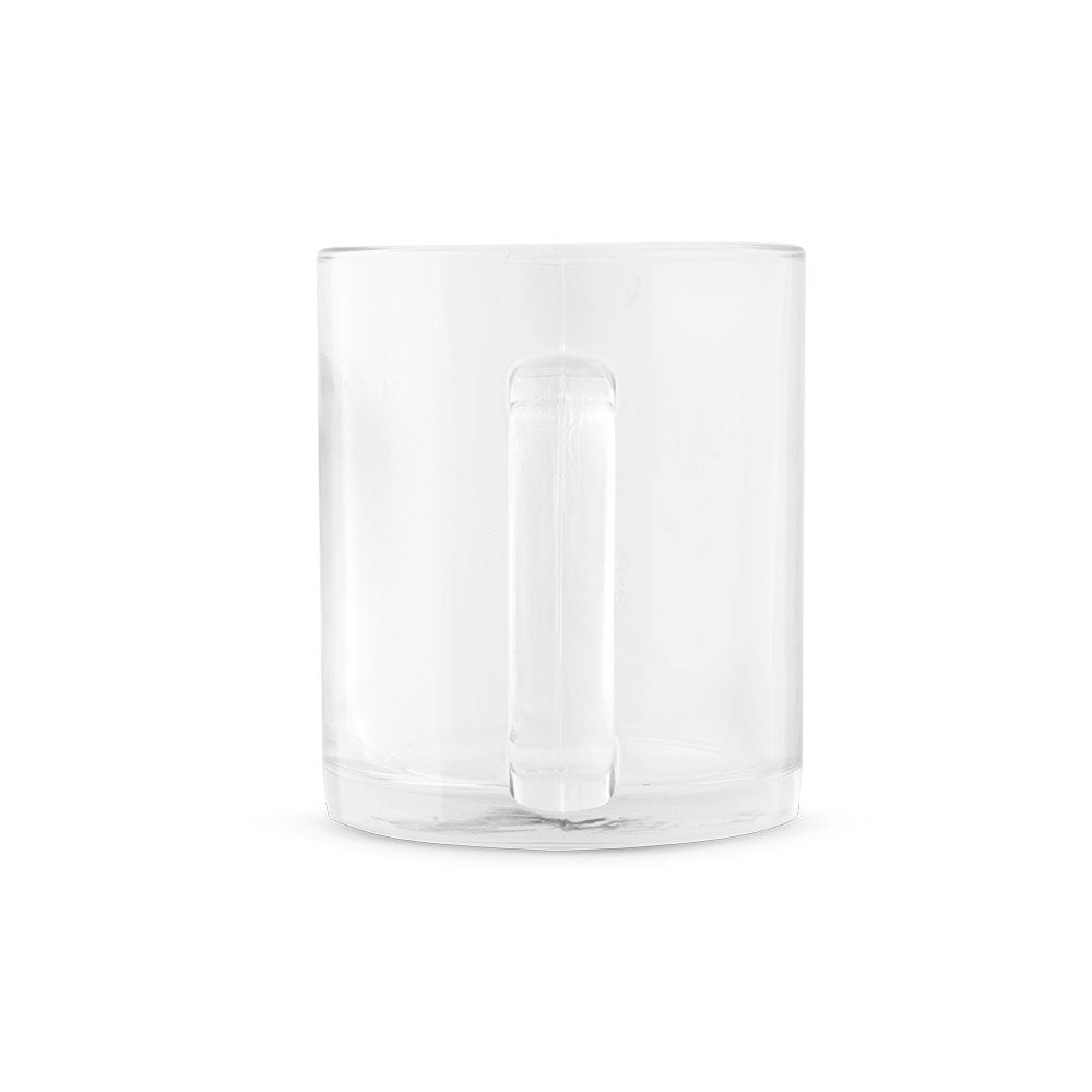 Carmo. Glass Mug Suitable For Sublimation 350 Ml