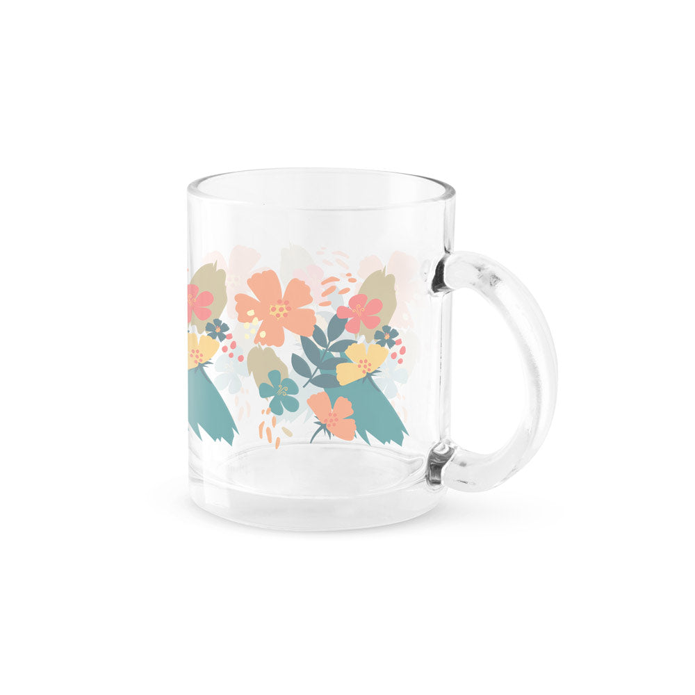 Carmo. Glass Mug Suitable For Sublimation 350 Ml