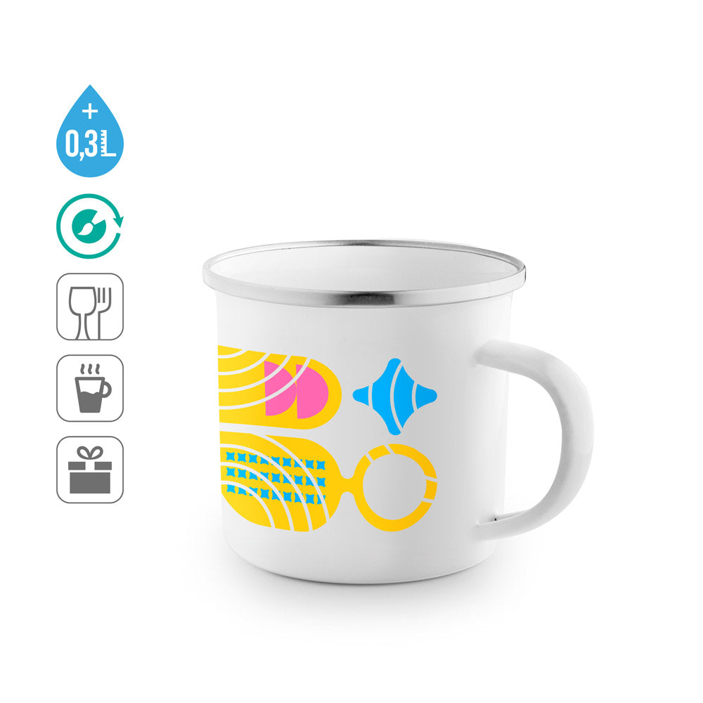 Gotze Sub. 350 Ml Enamel Mug Suitable For Sublimation