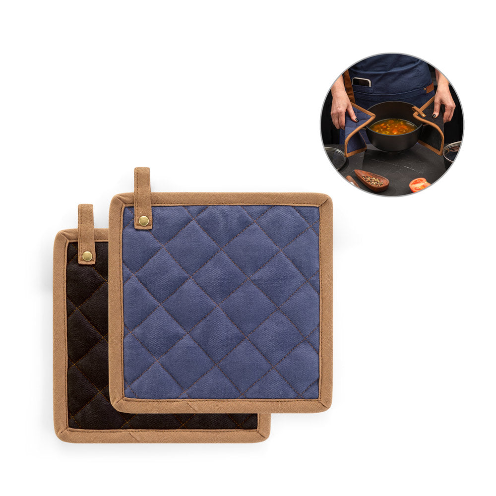 Cloves. Potholder In Canvas Cotton (275 G/M²)