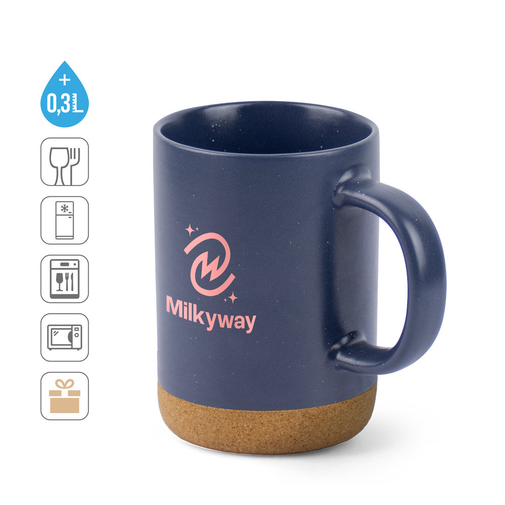 Constellation Cork. Ceramic Mug With Cork Base 320 Ml