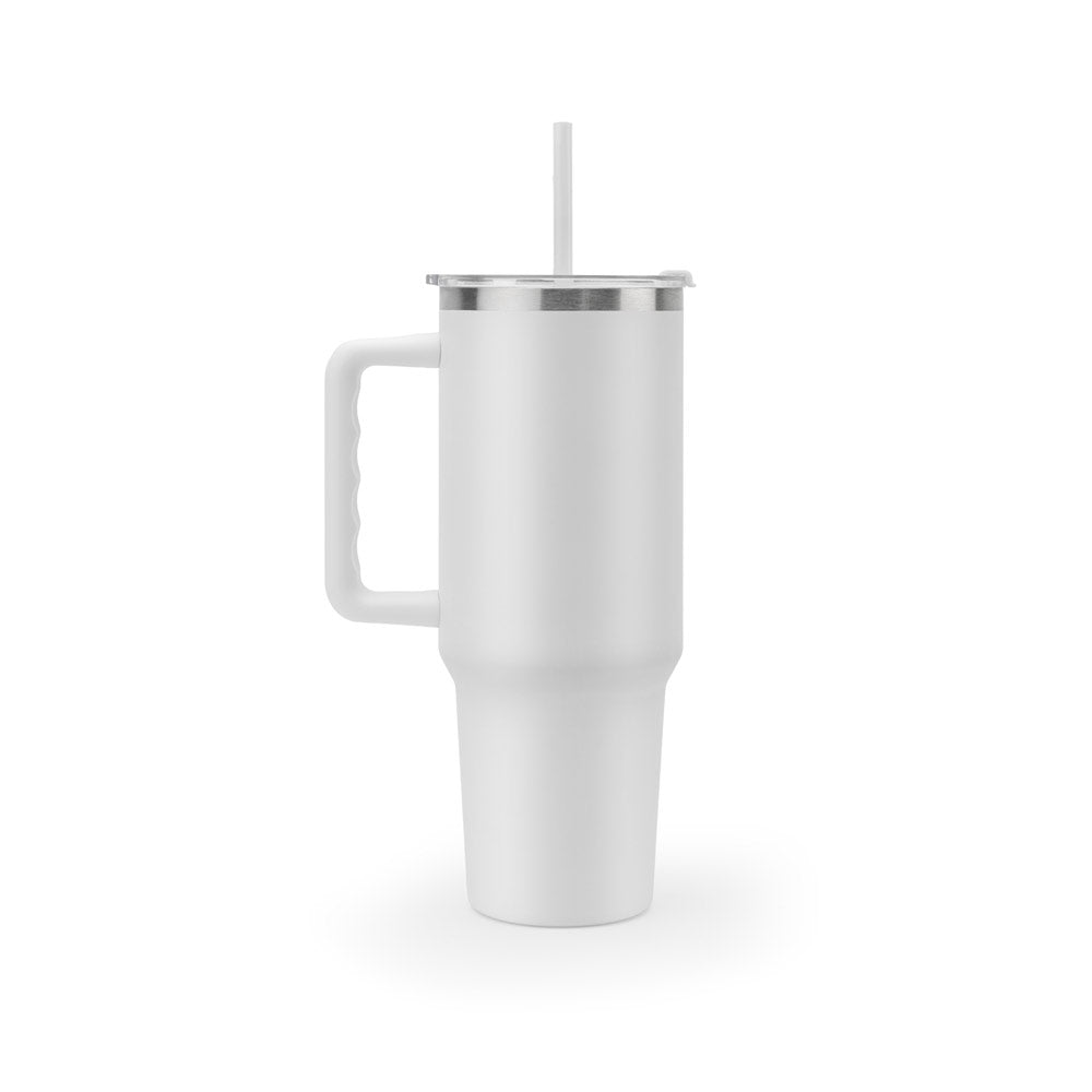 Joyner Xl. Large Stainless Steel Travel Cup (91% Recycled) With Vacuum Insulated Double Wall And A Matt Finish 1300 Ml