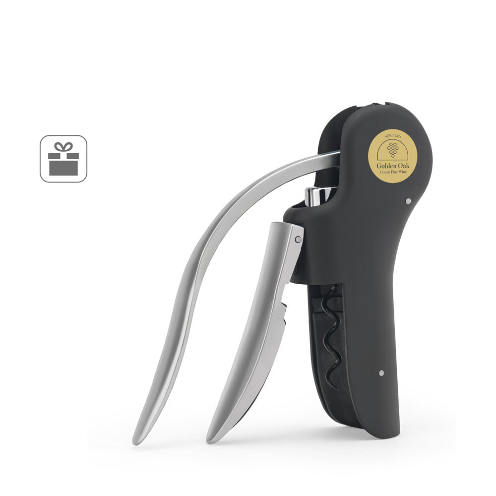 Lagrein. Abs And Zinc Corkscrew With Automatic Lever For Easy Opening