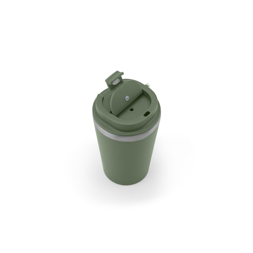 Spitz. Stainless Steel Travel Mug (90% Recycled) With Pp Outer Wall And Matte Finish 440 Ml