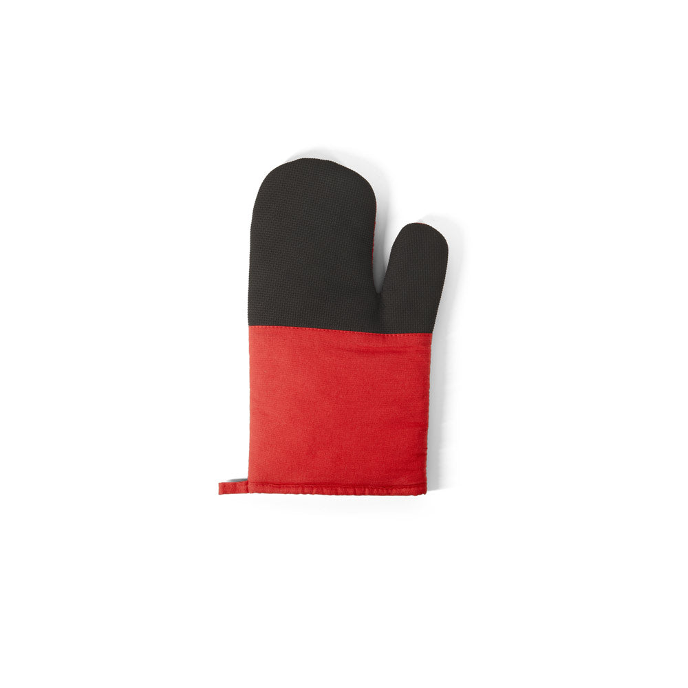 Lawson. 100% Cotton Oven Mitt With Silicone On One Side