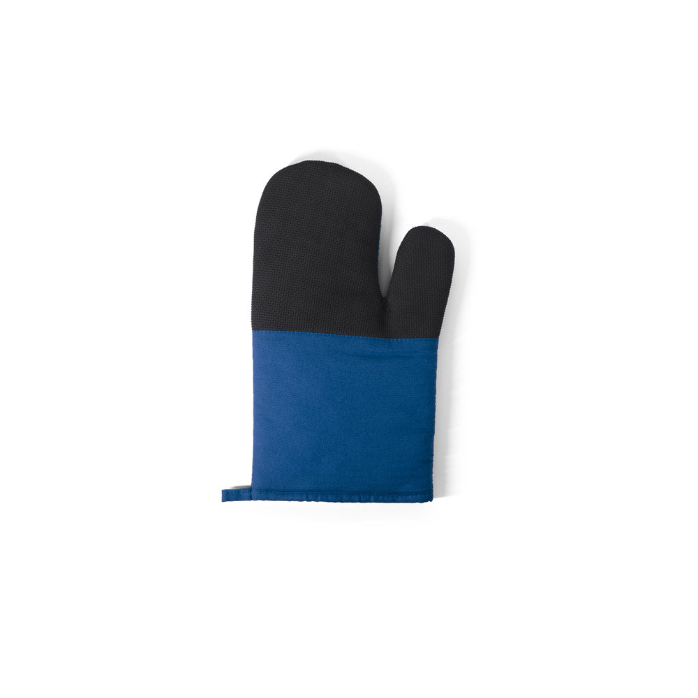 Lawson. 100% Cotton Oven Mitt With Silicone On One Side