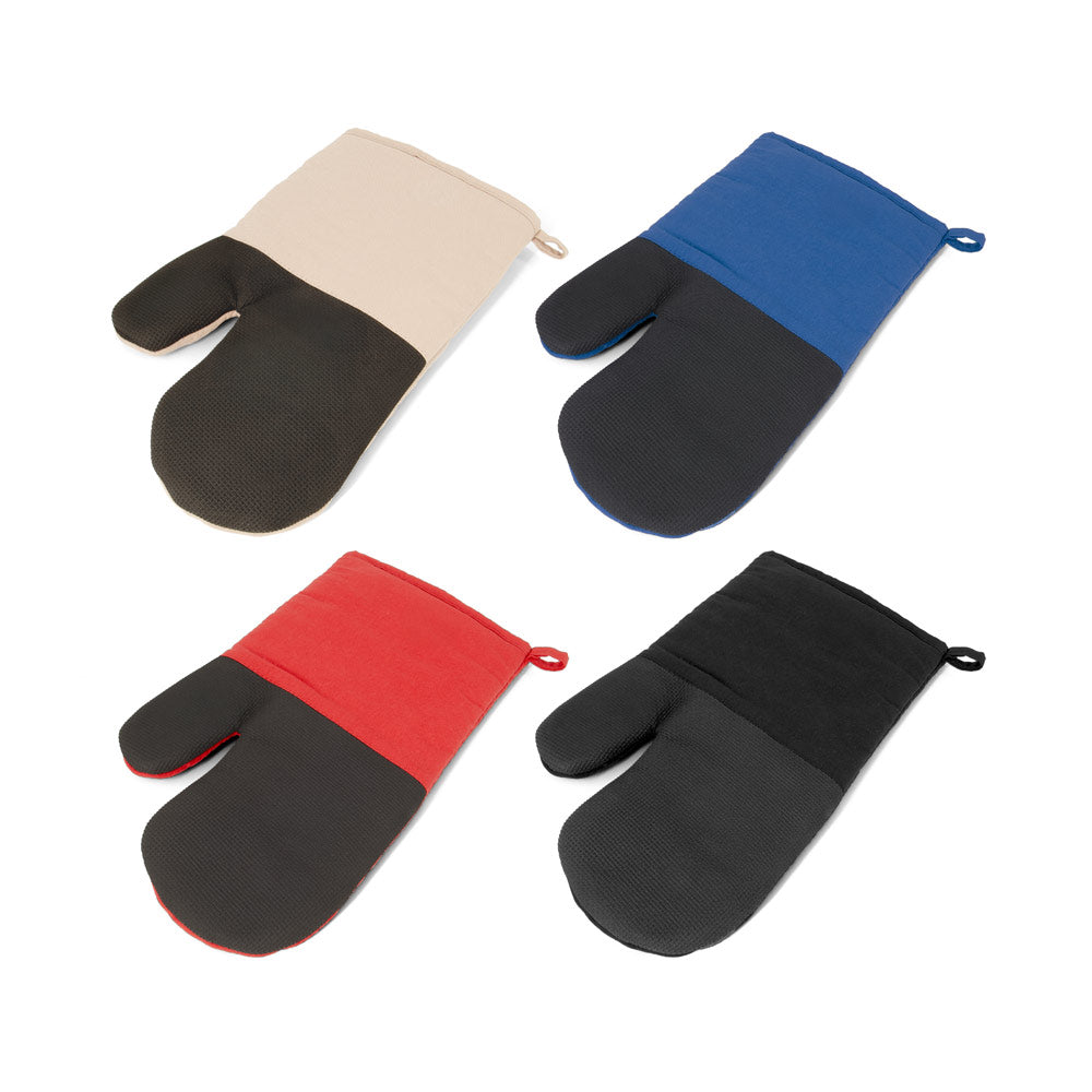 Lawson. 100% Cotton Oven Mitt With Silicone On One Side