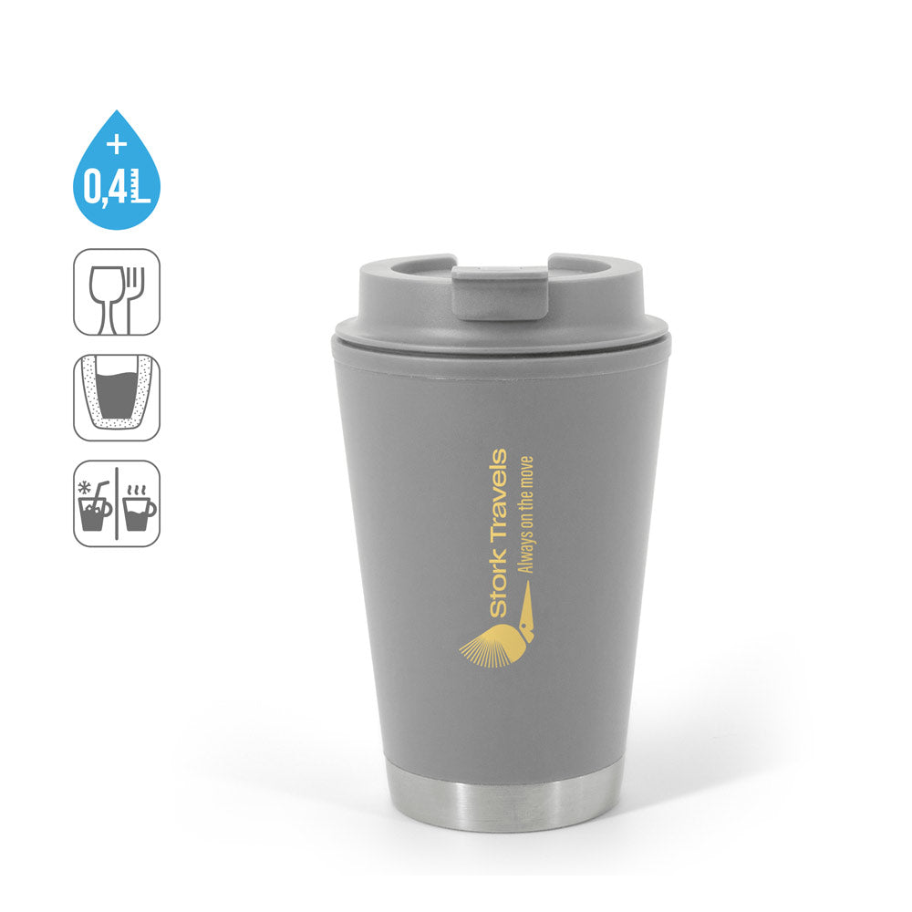 Figlioli. Double-Walled, Leak-Proof Pp Travel Cup