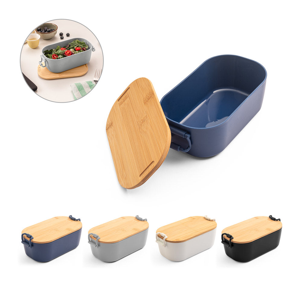 Mahleb. Airtight Pp Box With Bamboo Lid