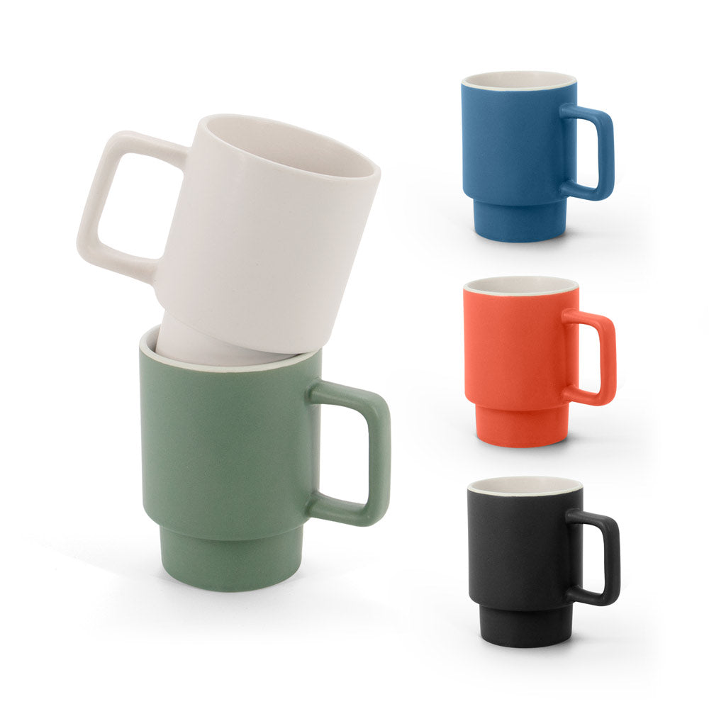 Kuerten. Ceramic Mug With Matte Finish, 330 Ml