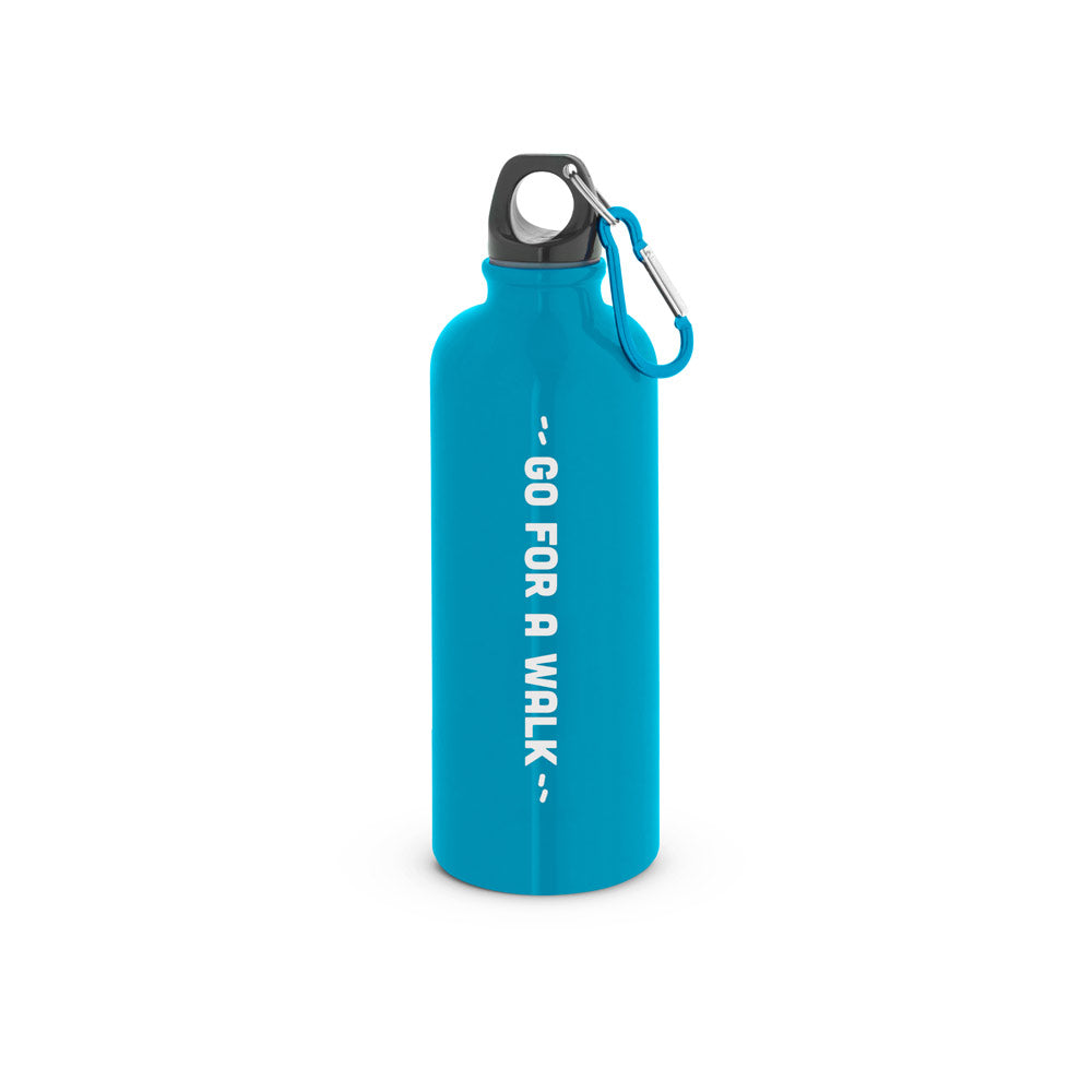 Kelce. Single-Wall Stainless Steel Bottle With Carabiner Clip 550 Ml