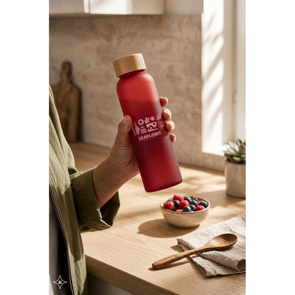 Lillard Glass. 520 Ml Frosted Glass Bottle