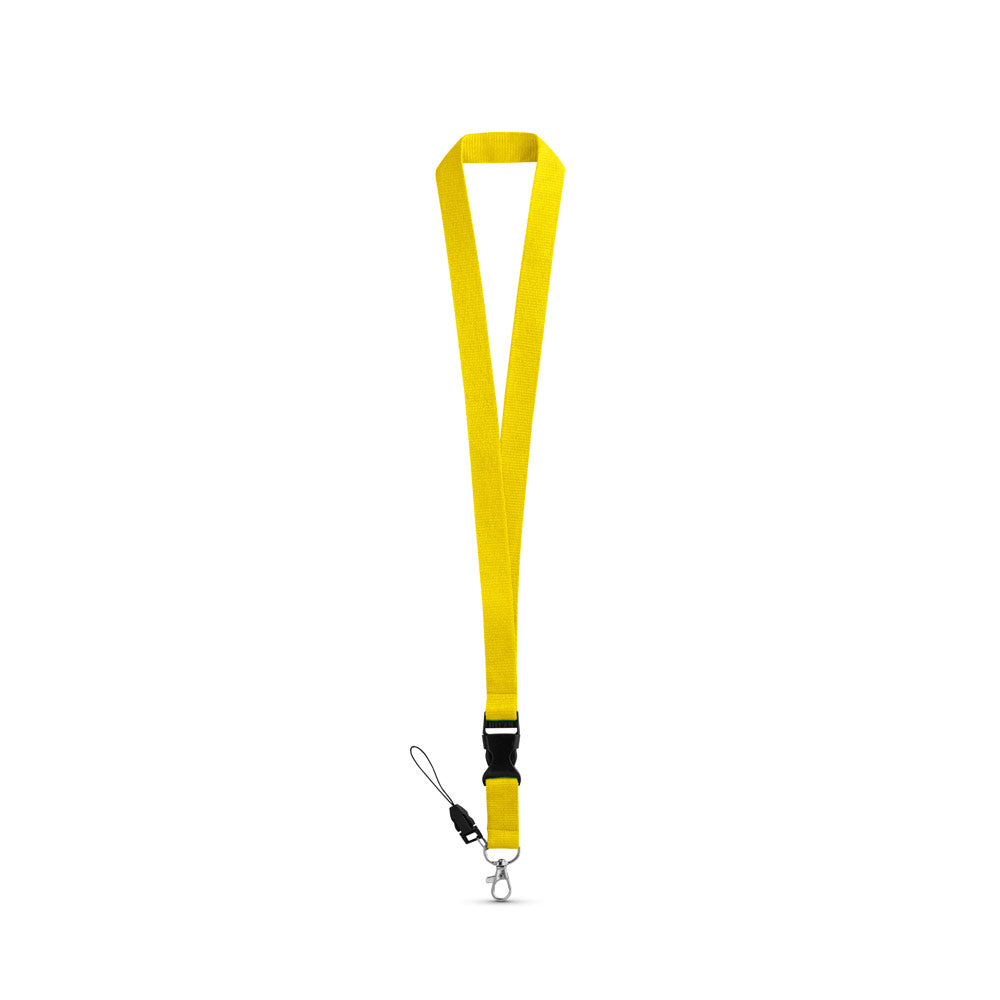 Anquetil. Polyester Lanyard With Metal Carabiner