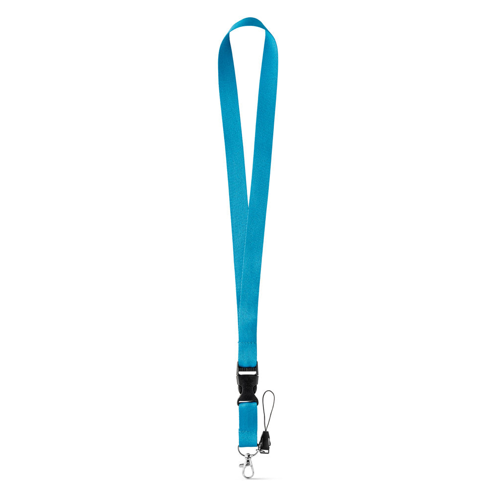 Anquetil. Polyester Lanyard With Metal Carabiner