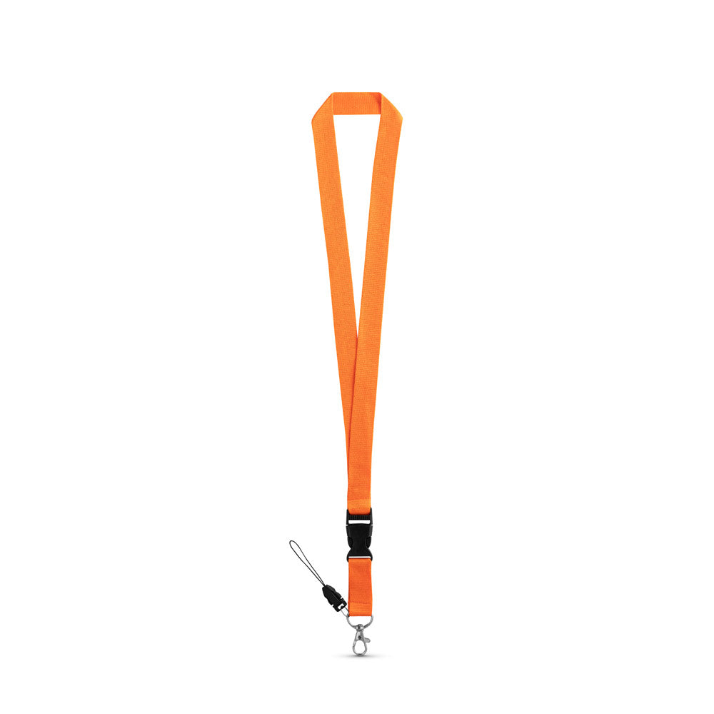 Anquetil. Polyester Lanyard With Metal Carabiner