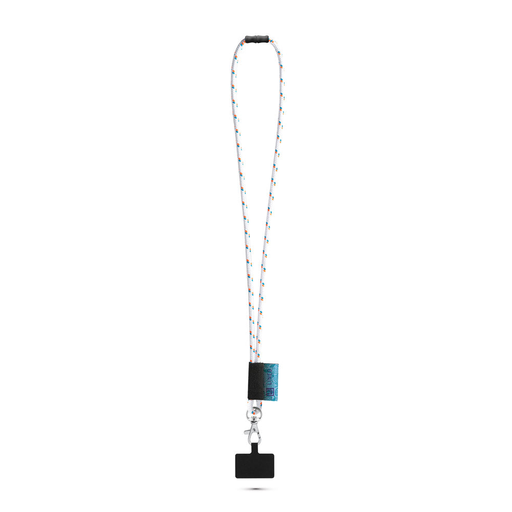 Stafford. Set Lanyard Nautic Long (Ø 7 Mm) With Hook Trigger Snap 9 Mm And Smartphone Holder