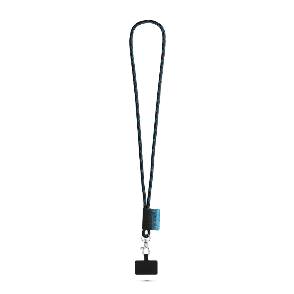 Stafford. Set Lanyard Nautic Long (Ø 7 Mm) With Hook Trigger Snap 9 Mm And Smartphone Holder