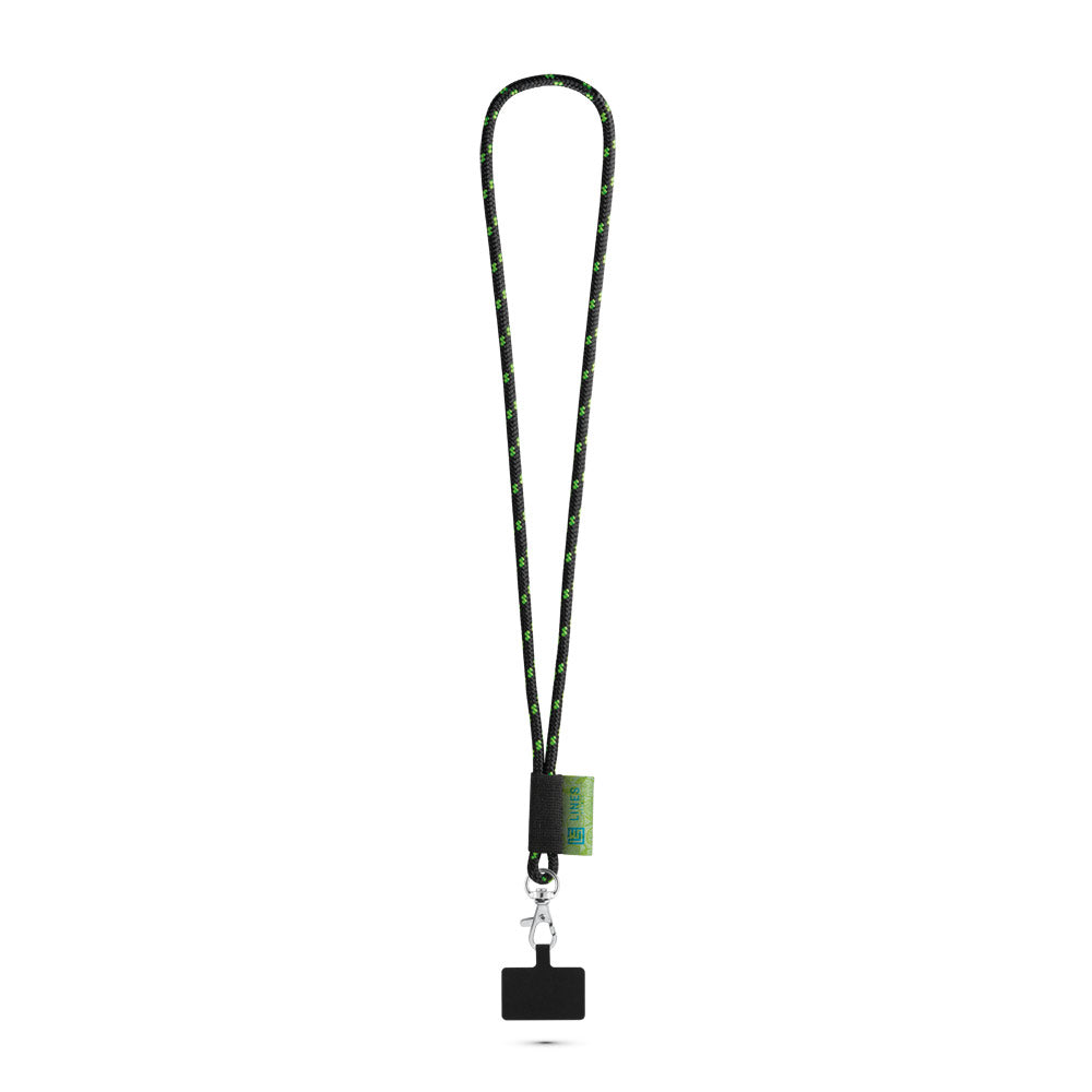 Stafford. Set Lanyard Nautic Long (Ø 7 Mm) With Hook Trigger Snap 9 Mm And Smartphone Holder